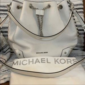Beautiful white large MK bag